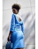 Indigo Tie Waist Dress 9729 - Online store - Boutique